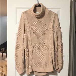 100% Silk Chunky Sweater